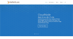 Desktop Screenshot of hostpacific.com